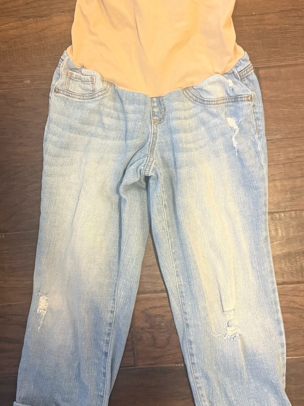 Indigo Blue Women's Light Wash Boyfriend Jeans - Light Blue